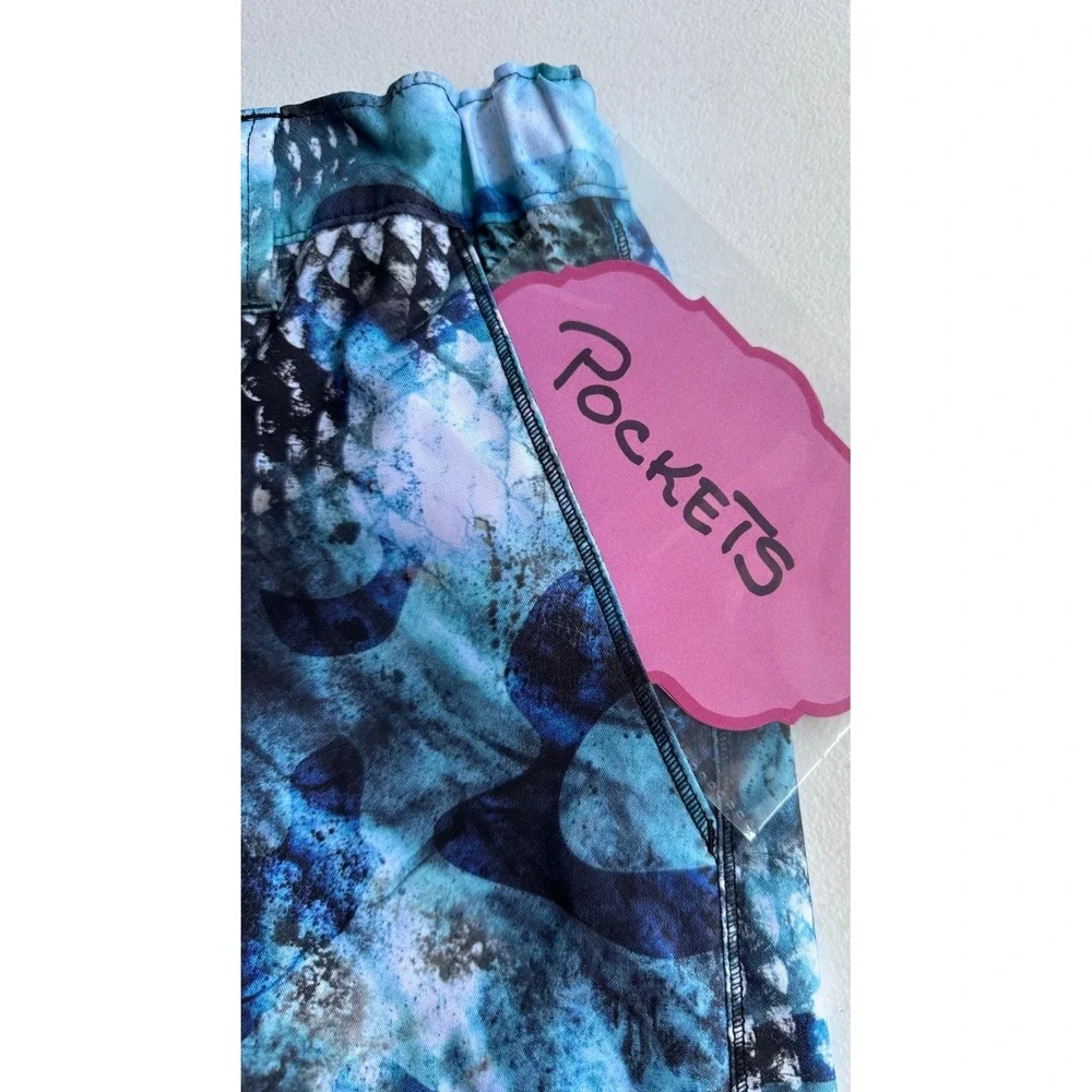 Reel‎ Legend Board Shorts Mens XL Blue White Swim Trunks Pockets Adjustable Surf